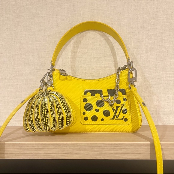 Louis Vuitton Yellow Yayoi Kusama Marerini Shoulder - Picture 1 of 9